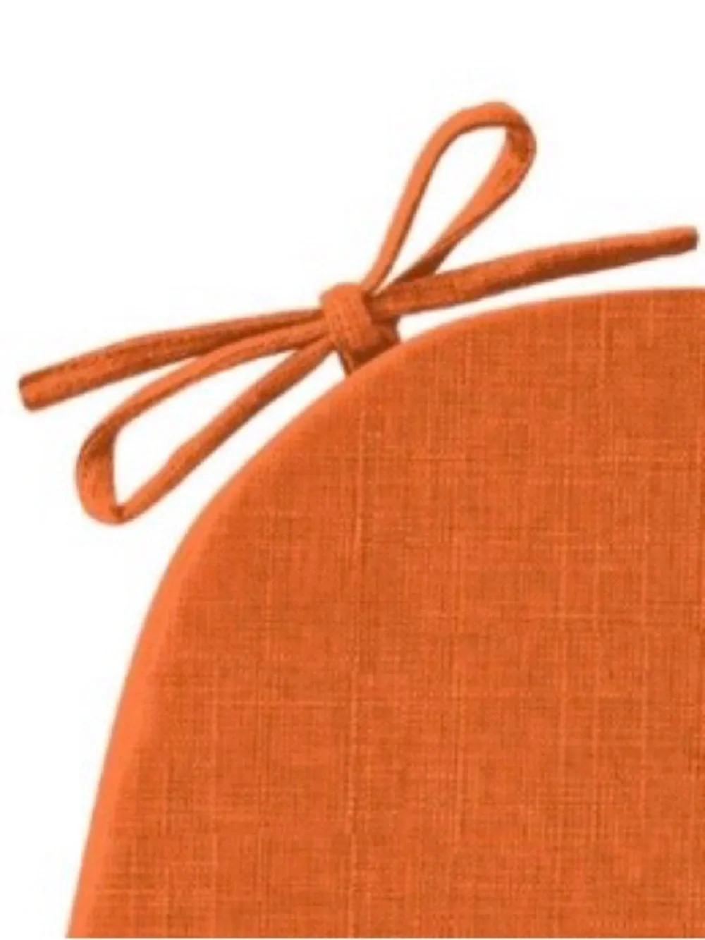 Outdoor Patio Chair Cushions with Ties (4-Pack) ORANGE